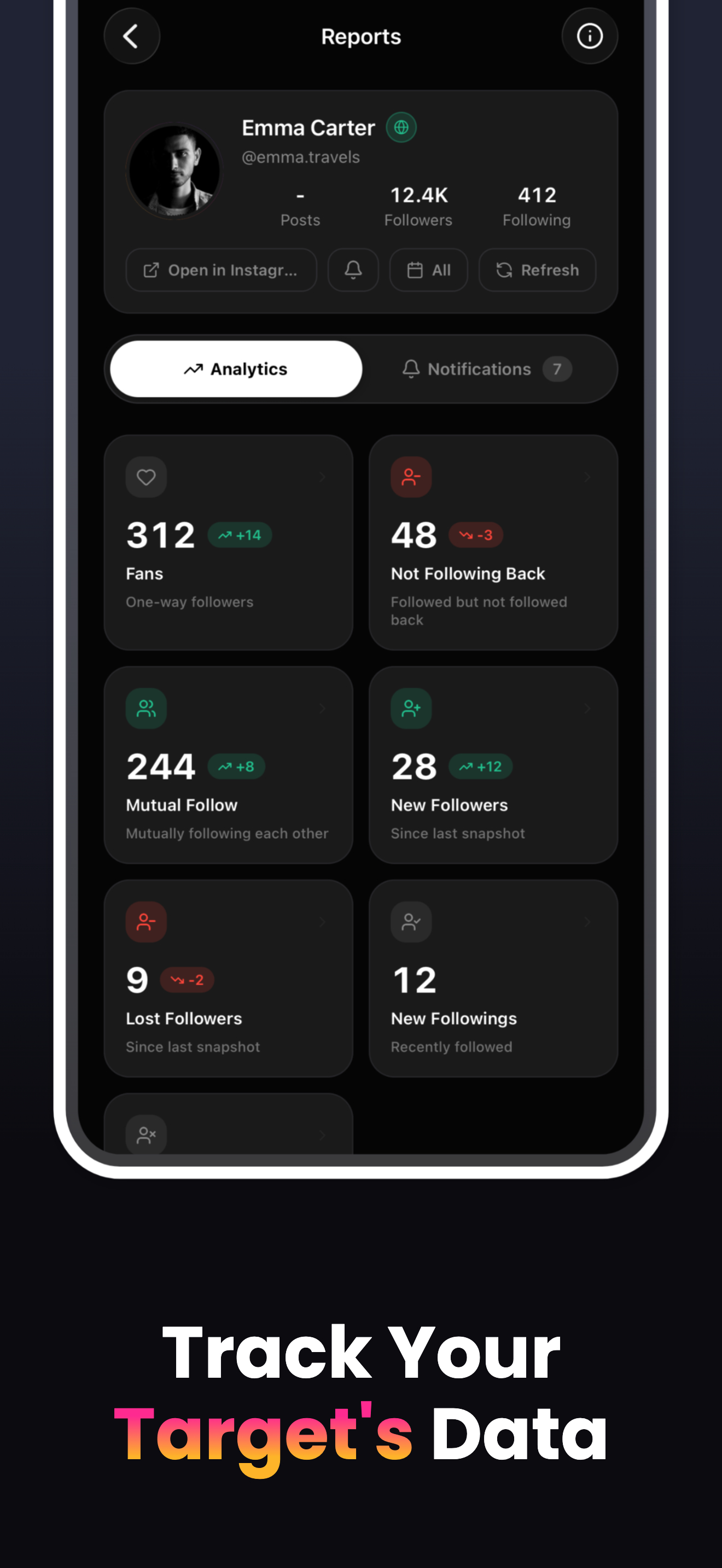ReportAI: Unfollowers Track screenshot 7