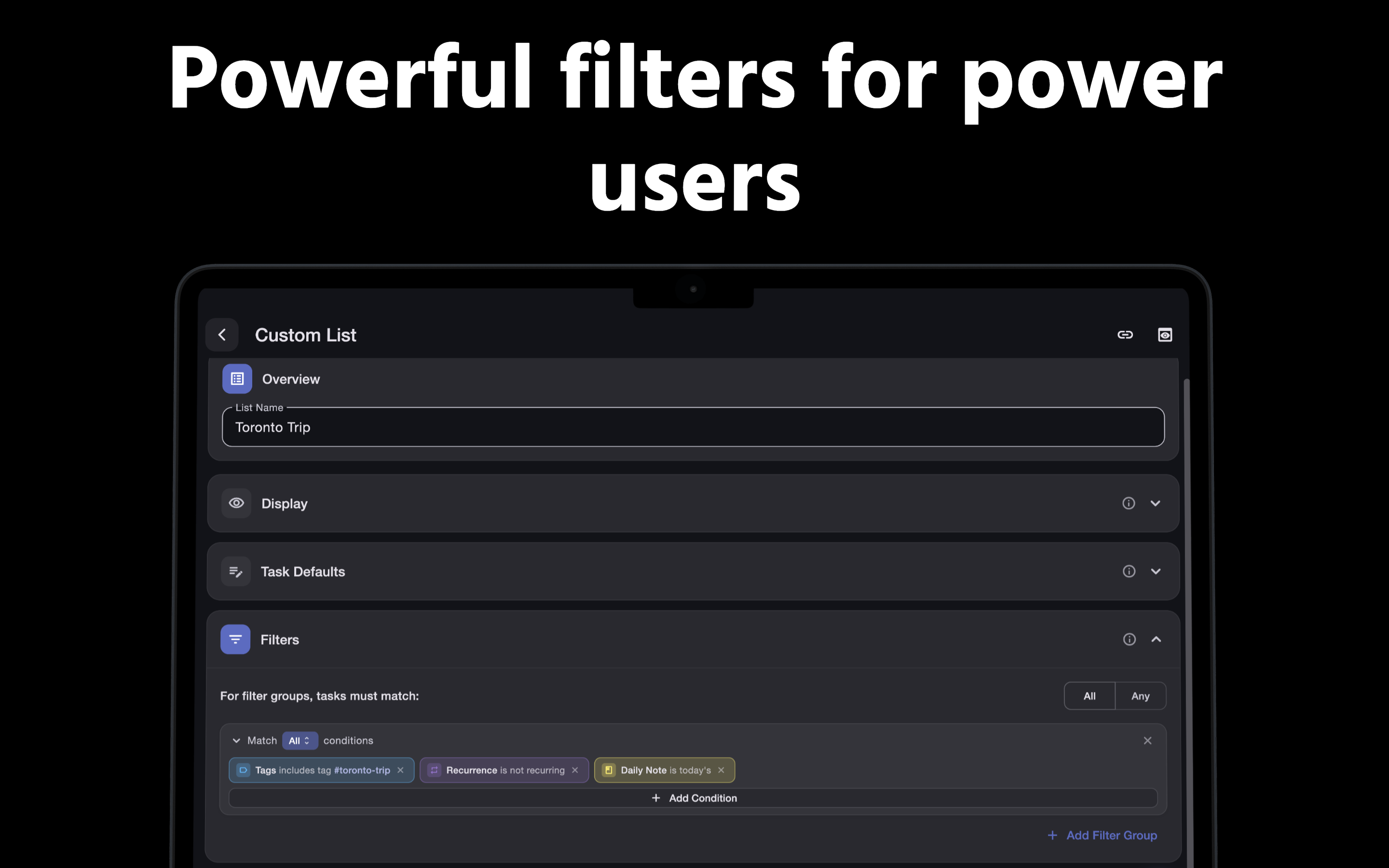 TaskForge - Obsidian Tasks