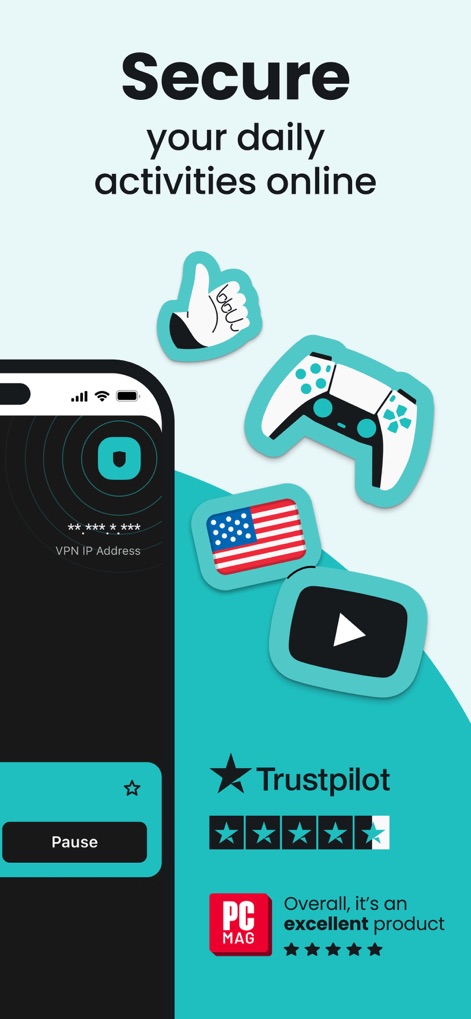 Surfshark VPN: Fast VPN App - Attività online sicure