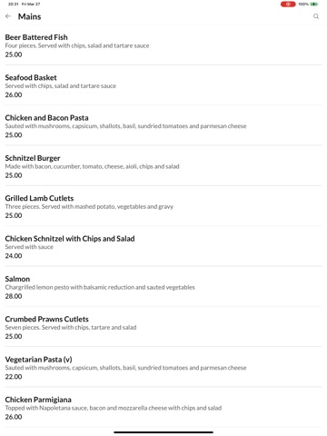 Qure Bar and Grill ipad screenshot 3
