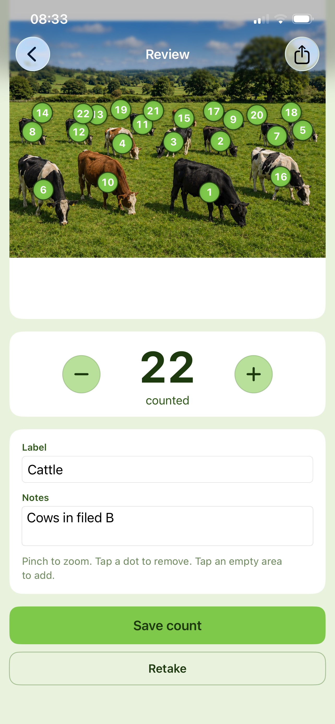 Screenshot 1 of Herdcount