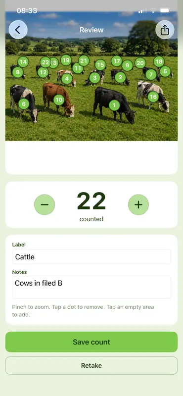 Herdcount: Livestock Counter screenshot 1 of 6