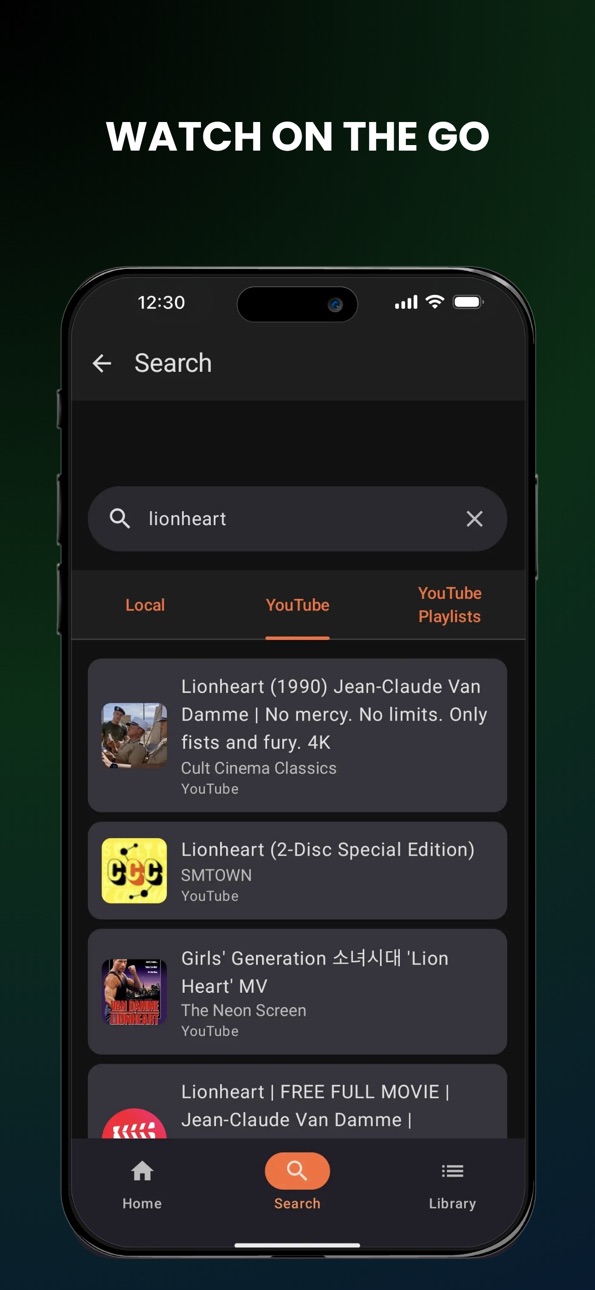 iPhone screenshot