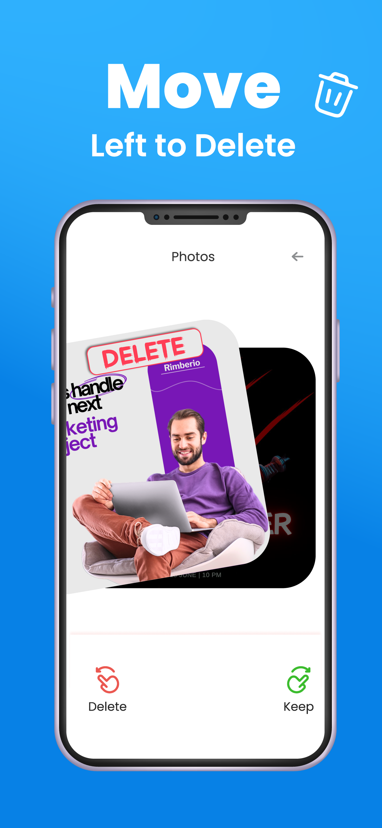 Swipe Photo Storage Cleaner