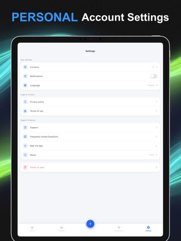 Kozly AI: Finance & Budget iPad screenshot