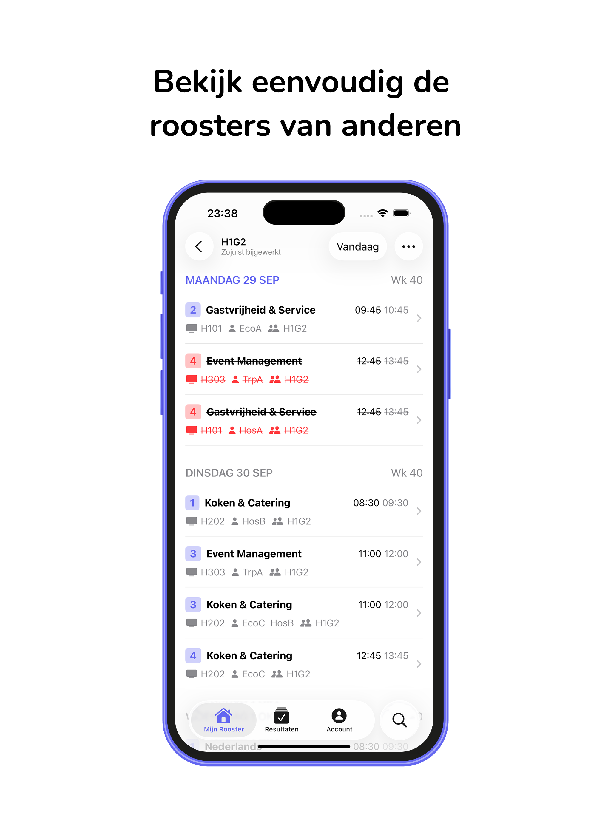 Roosterinfo screenshot 7