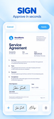 Screenshot 5 — Easy Scan - Scan PDF & OCR — iPhone