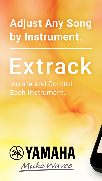 Extrack: Stem Separator,Chord iPhone screenshot 1 - Music app