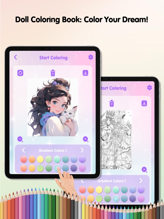 Princess Coloring Art Bookのおすすめ画像1