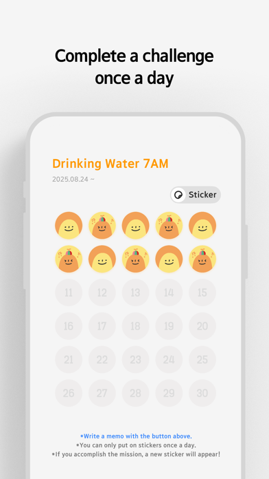 GGUZUNI - 30 Day challenge iPhone screenshot 3 - Productivity app