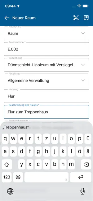Raumbuch screenshot 1