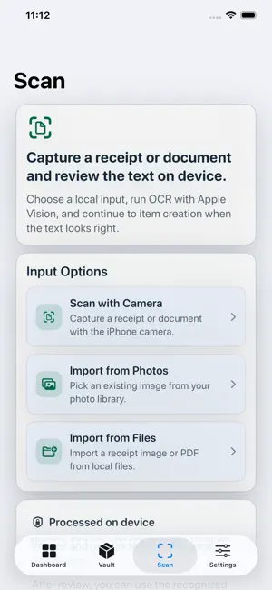 Cairnly: Receipt Vault screenshot 4