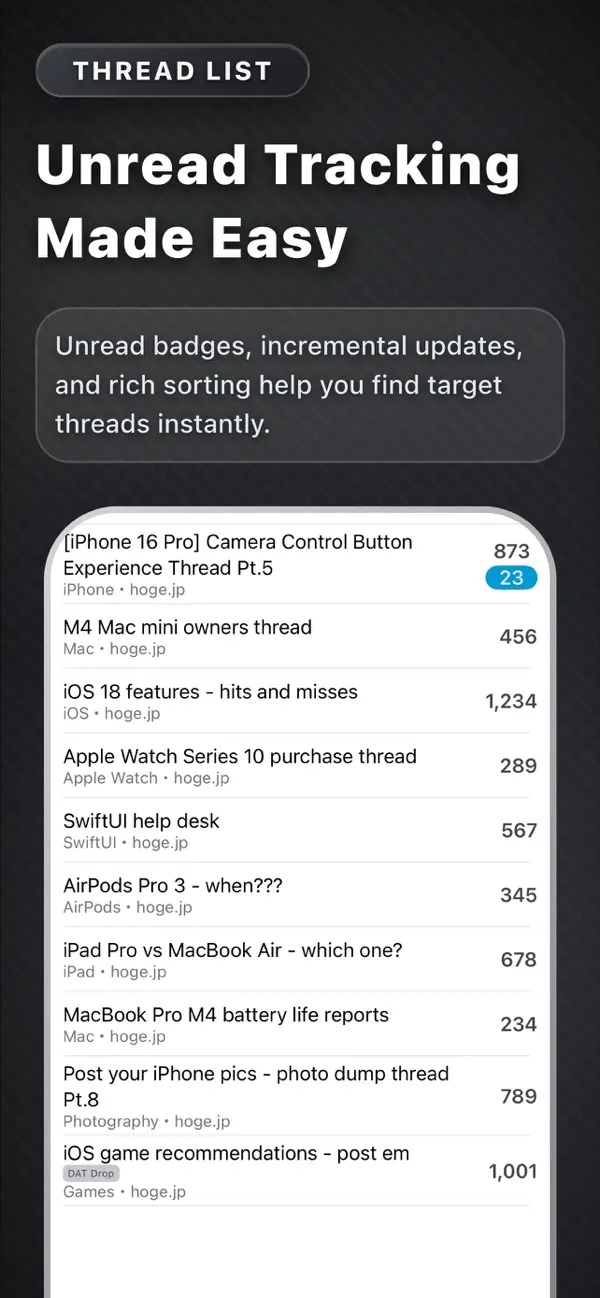 #2. ThreadMaster (iOS) Által: Kazumasa Shimomura