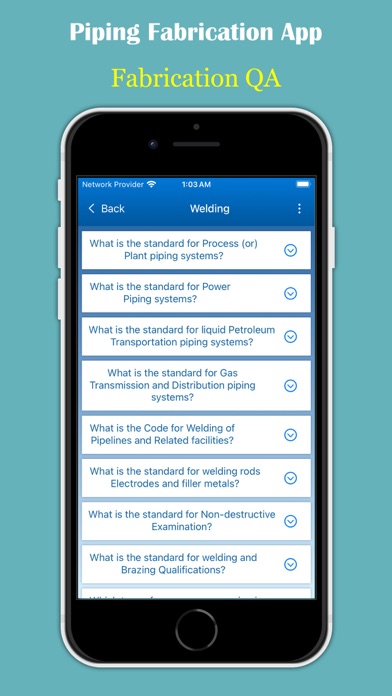 Piping Fabrication App Screenshot