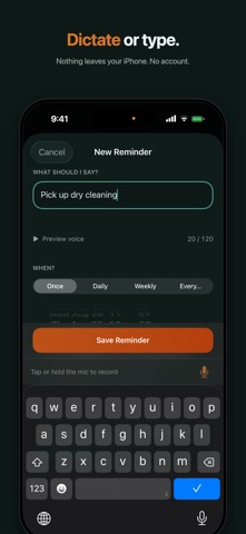 CallMeThen: Voice Reminders Screenshot 2 of 5