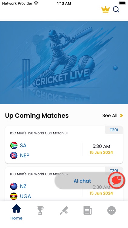 Cricket Live - World T20 Live