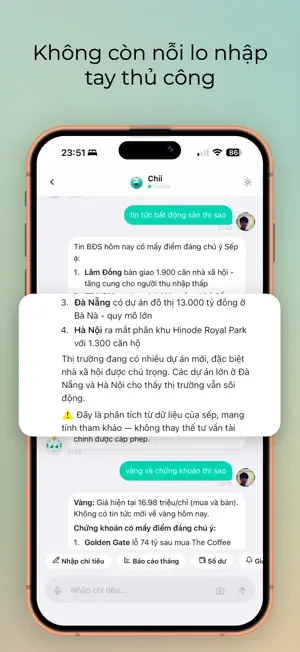 Chii - Trợ lý tài chính AI screenshot 2
