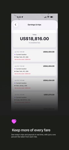Ellani Rideshare Driver screenshot