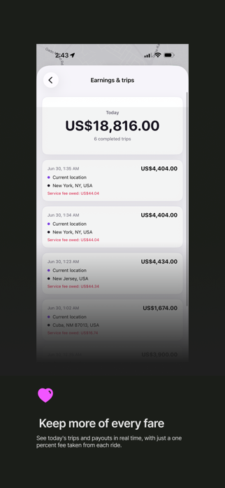 Ellani Rideshare Driver Screenshot 5 of 6