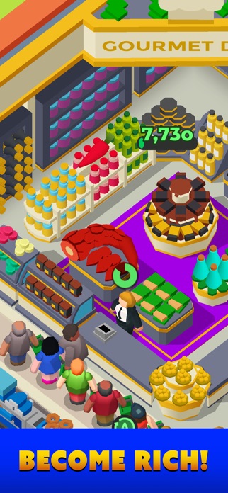 《Idle Supermarket Tycoon》 - 店員 スクリーンショット3