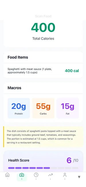 CalorieIQ (Smart Nutrition) screenshot 2
