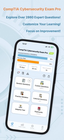 CompTIA Cybersecurity Exam Pro iPhone screenshot