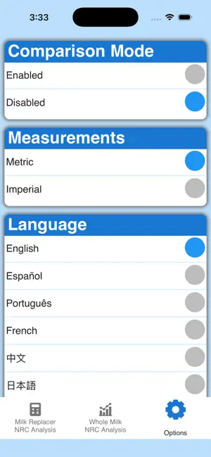 Purina NRC Milk Calculator screenshot 3