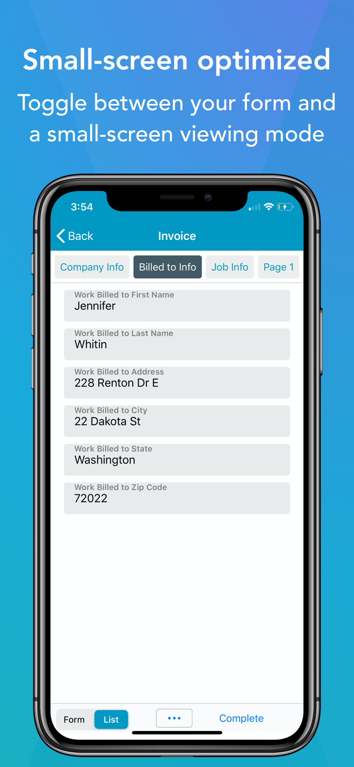 GoFormz Mobile Forms & Reports screenshot 1