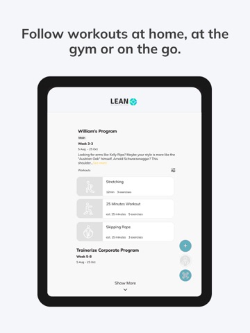 Lean Wellness Solutions iPad screenshot