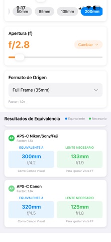 FocalEquivalency screenshot
