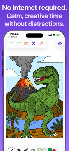 Coloring Club: Cozy Relax Book iPhone screenshot