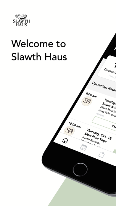 Slawth Haus iPhone screenshot 1 - Health & Fitness app