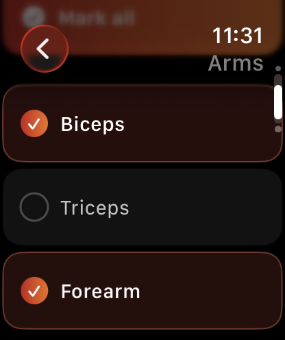 MuscleDial: Muscle Map Tracker screenshot 9