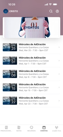 App screenshot