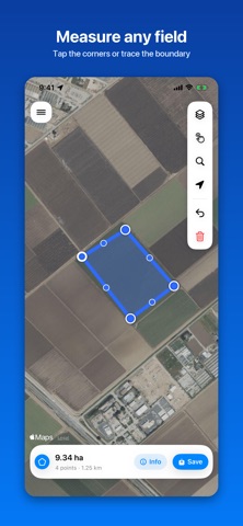 Field Area Measure: GPS Map Screenshot 2 of 6