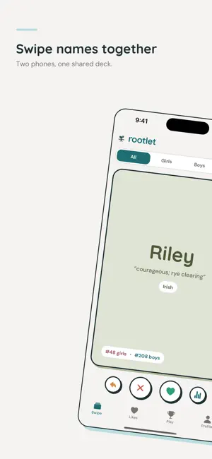 rootlet: baby names screenshot 1