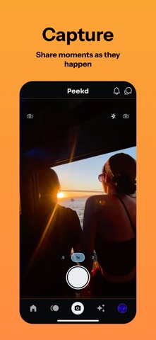 Peekd iPhone screenshot