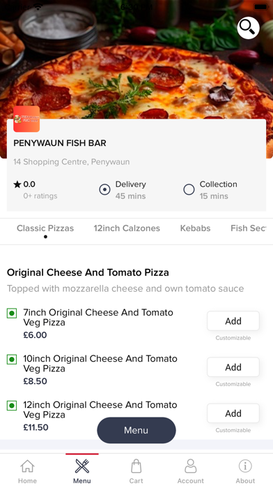 PENYWAUN FISH BAR ONLINE screenshot