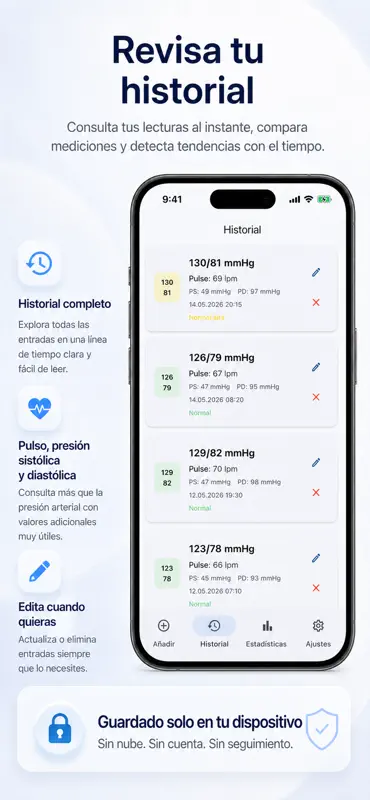 Mi presión arterial: Tensión screenshot 2 of 3