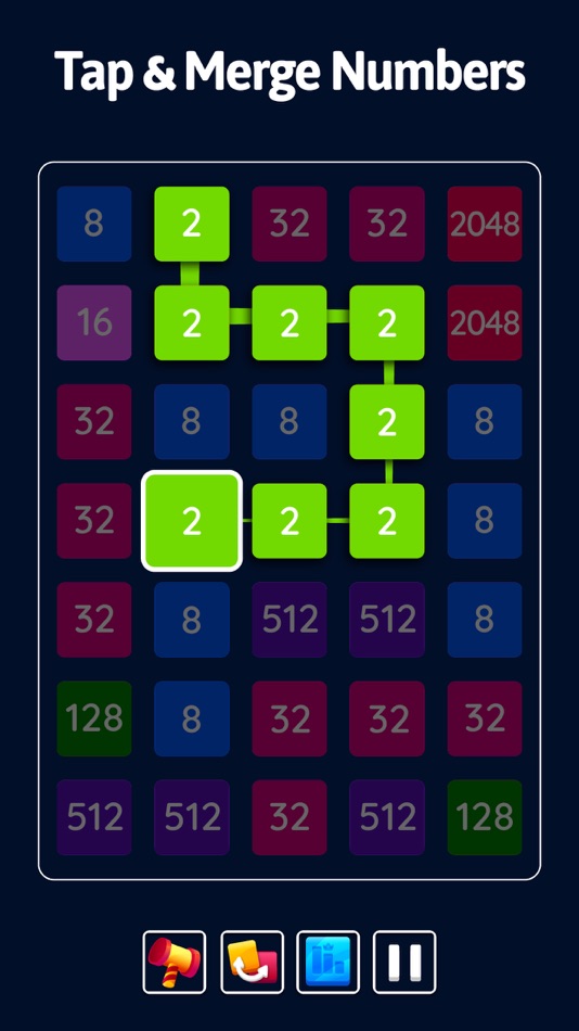 #1. 2048 Blast: Merge Numbers 2248 (iOS) 由: UNICO STUDIO