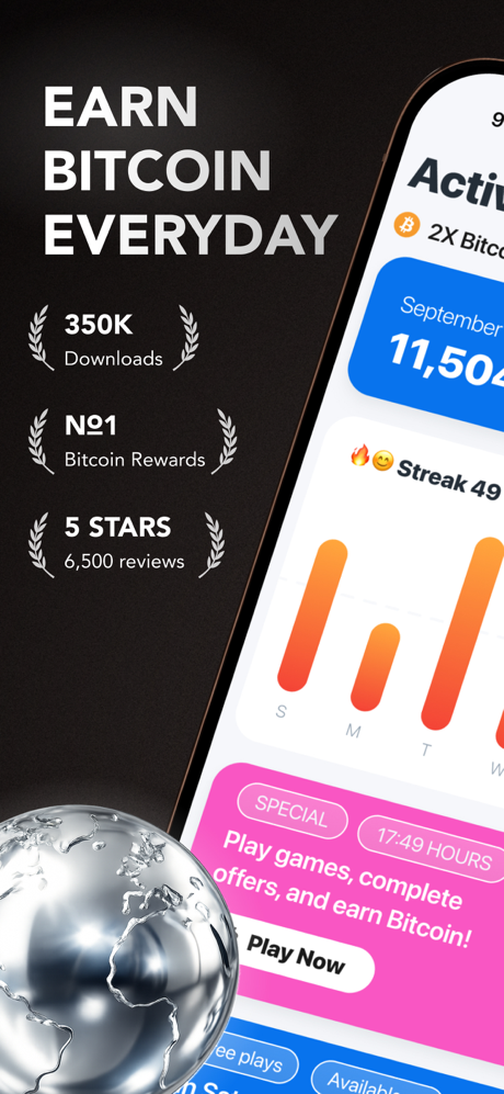 sMiles: Bitcoin Rewards screenshot 1