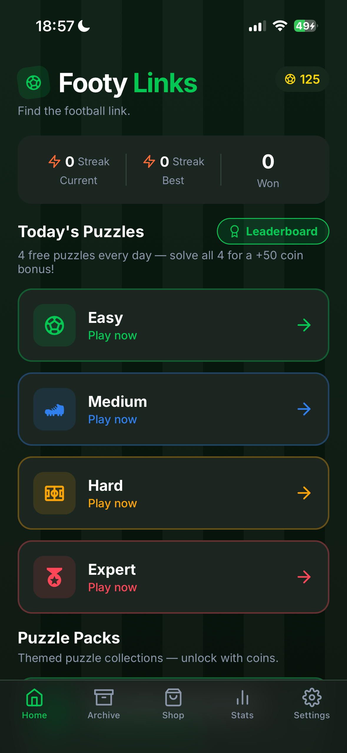 Footy Links: Football Quiz screenshot 2