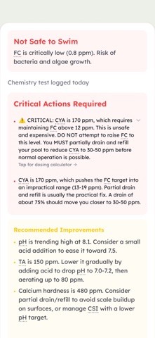 Pool Chemistry by Poolometer Screenshot 7 of 10