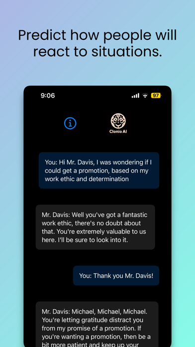 Clonio AI Screenshot