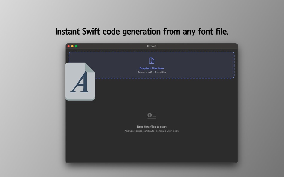 #1. Swifont (macOS) Podle: Jun-kyu Jeon