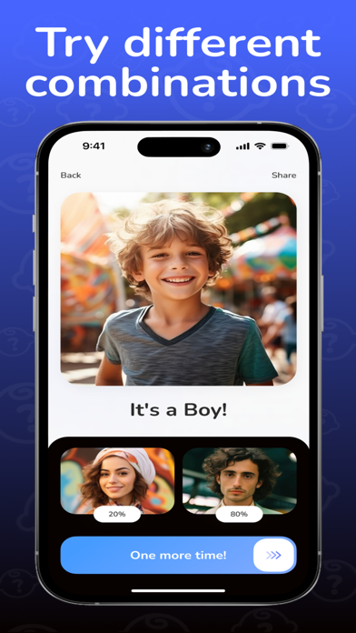 Baby Face Generator: AI Merge Screenshot