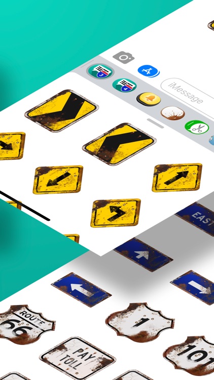 Road Signs USA Set (Aged)