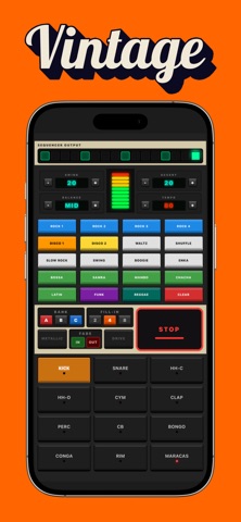 Vintage Rhythm Machine Console screenshot