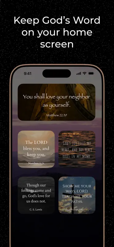Heavenly: Bible Verse Widgets screenshot 3 of 9