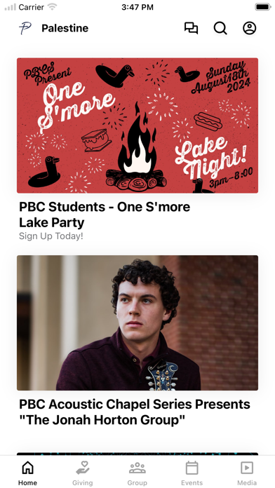 Palestine Baptist Church VA Screenshot 1 - AppWisp.com